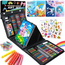 Art Supplies 332 Piece Drawing Art Kit Gifts for Girls Boys Kids Teens Gifts ...