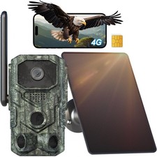 4G LTE Cellular Trail Camera No WiFi Game/Deer Camera for Wildlife Waterproof