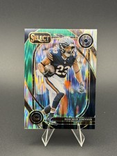 2024 Panini Select - Club Level Roschon Johnson #291 Black & Green Shock Prizm