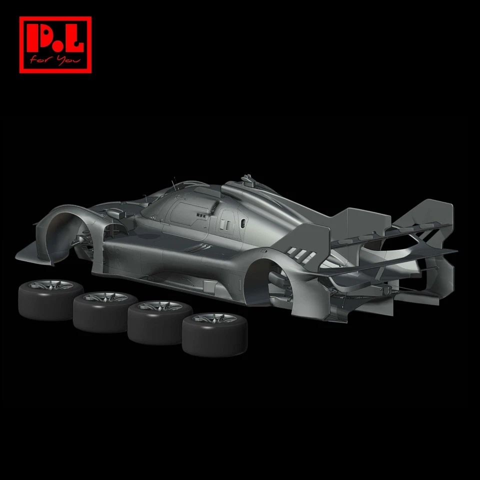 STL File - Ferrari 499P Le Mans (2023) - 3D Print 1/87 1/64 1/43 1/32 24 18 BBR - Image 3 of 4