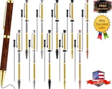 10 Pcs Pen Kits for Wood Turning 7mm Slimline Pen Twist Pen Kit with Refill L