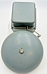 Vtg EDWARDS Light Duty Single Magnet Fire Station Signaling Bell 55-4AM 6"