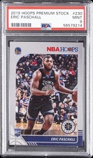 2019 PANINI HOOPS PREMIUM STOCK #230 ERIC PASCHALL PSA 9