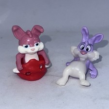 Kinder Joy Easter Egg 2024 Lady Bunny Sack  2023 Bunny Lying Down Figurines A1