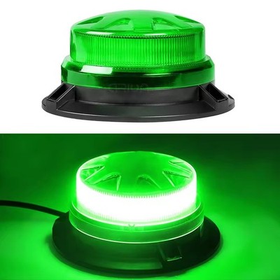LED Rundumleuchte Blinkleuchte Magnet Drehbare Lichter Solar+USB-Aufladung