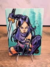 Marketplace image: 2025 Topps Chrome Deadpool Psylocke 1/1 Artist Sketch Card