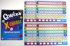 sehr stabil laminierte Spielvorlagen QWIXX X-...
