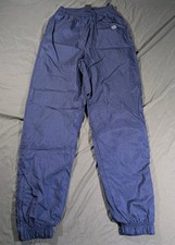 USA Olympic JCPenny Vintage 1990s Mens Small Dark Blue Lined Wind Pants Joggers
