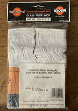 TOYOSTOVE GLASS FIBER WICK 20452513 KERO-SUN TOYOTOMI KEROSENE STOVE Model RC11