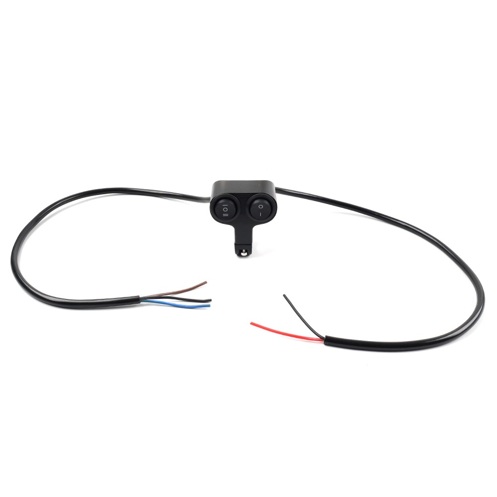 7/8" Motorcycle ATV Dual Button On Off Switch Handlebar Headlight Fog Spot Light