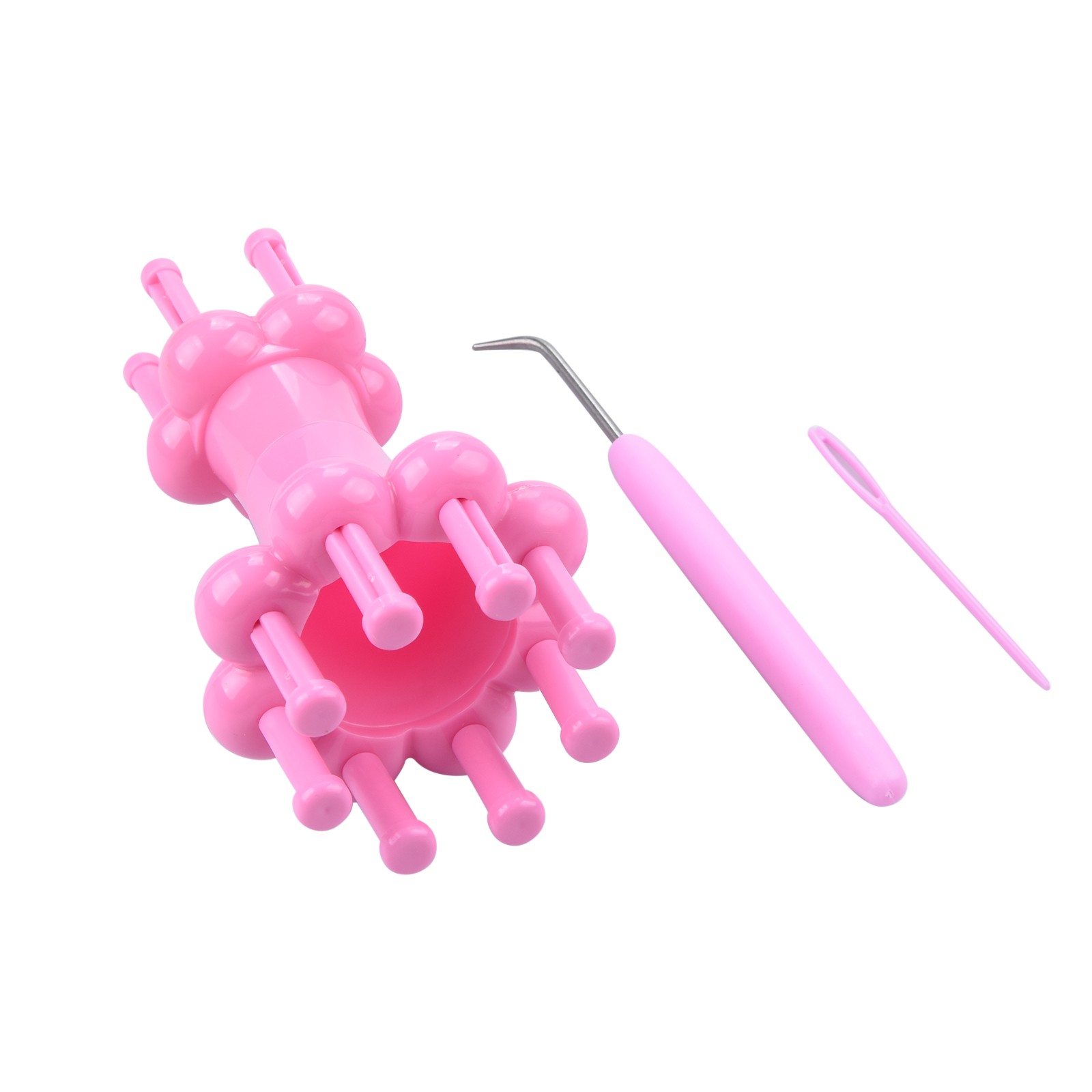 Plastic Wool Rope Knit Knitting Doll Dolly Craft Spool Kit for Loom Maker C