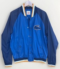 Lacoste LIVE Lightweight Bomber Windbreaker Jacket Blue Size L EU 54