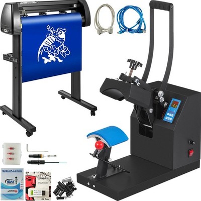 53in Cutting Plotter and 5.5x3.5in Die-Cast Cap Press System