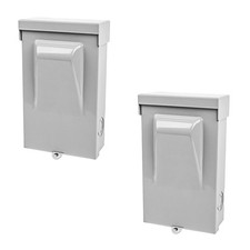 Icool 2 Pack 60 Amp Non-Fused Disconnect Switch Ac Disconnect Metal 60A 2 Pole