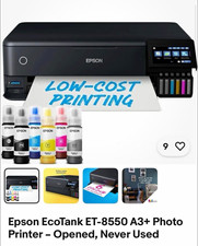 Epson EcoTank ET-8550 A3+ Colour Ink Tank Printer Wireless USB Duplex