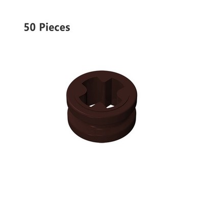 32123 4265c Technic Bush 1/2 Smooth with Axle Hole Dark Brown Good Quality