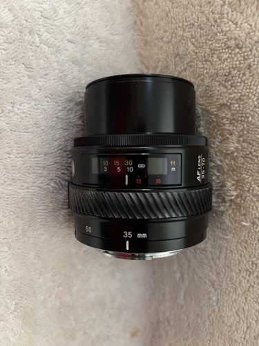 MINOLTA MAXXUM AF ZOOM 35-70mm 1: 4 (22) 49mm - Both Caps- JAPAN - Picture 5 of 16