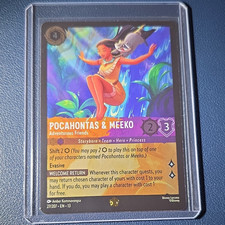 Lorcana Pocahontas  Meeko Legendary 27/207