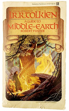 1977 A Guide To Middle Earth PB Foster Tolkien Companion Fantasy Vintage VTG E53