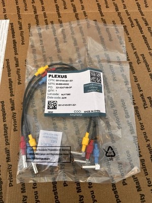 Amphenol Plexus RF Test Cable Assembly 95-668-45532 Multi Lead Coax Jumper NEW