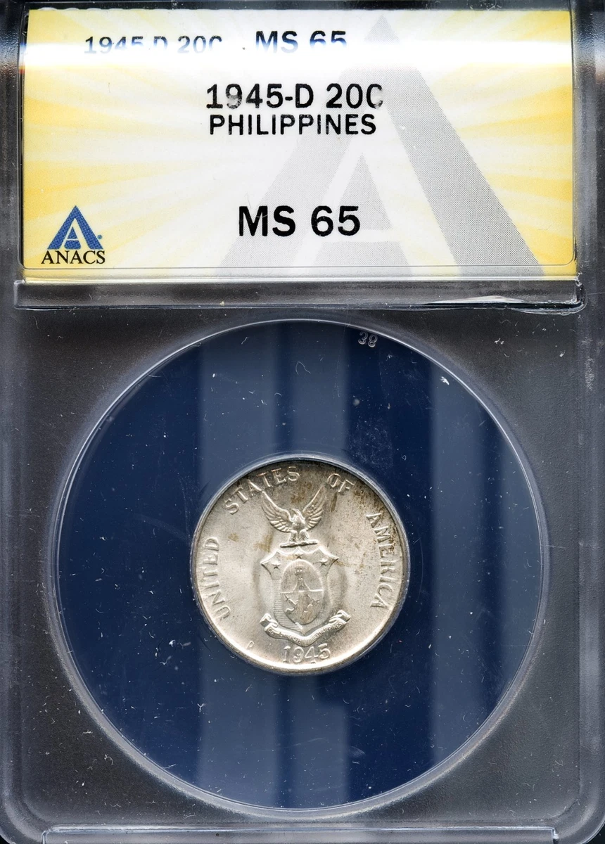 MS 65 Graded 1945 Year Philippine Coins for sale | eBay