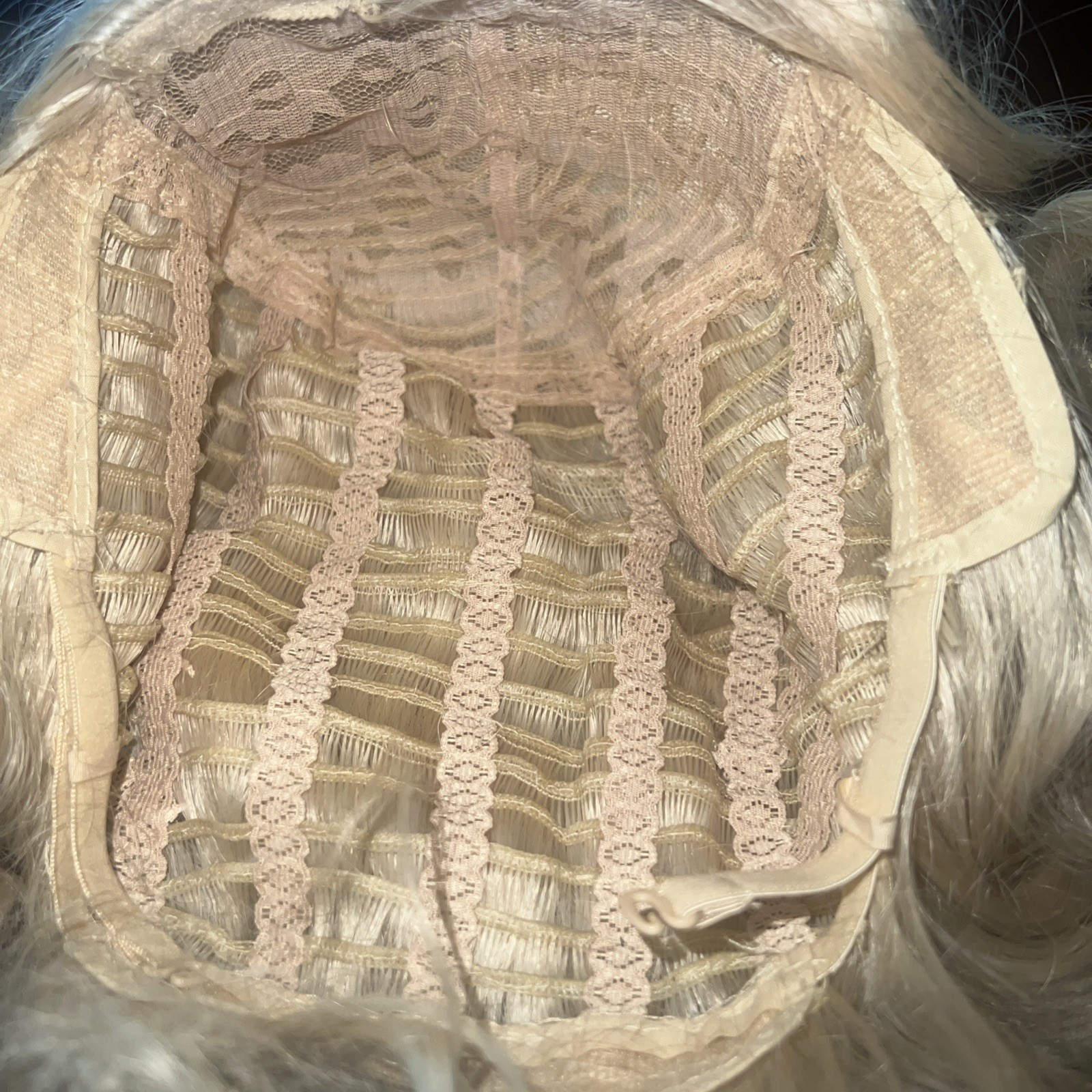 flapper headpiece Bundle Blonde Wig With Two Head… - image 8