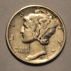 #1 1943 P Nicer Low Mintage Mercury Dime