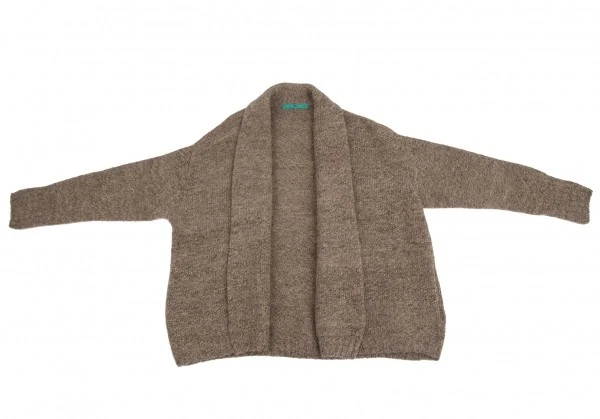 Jaqueta de malha 45R mistura alpaca lã sem botões tamanho 3 (K-128791) - Imagem 2 de 4