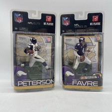 McFarlane Toys Adrian Peterson & Brett Favre NFL Elite Football Action Figure