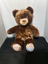 Build A Bear Happy Birthday Teddy Bear Brown 15 inches Plush Stuffed Animal JZ35