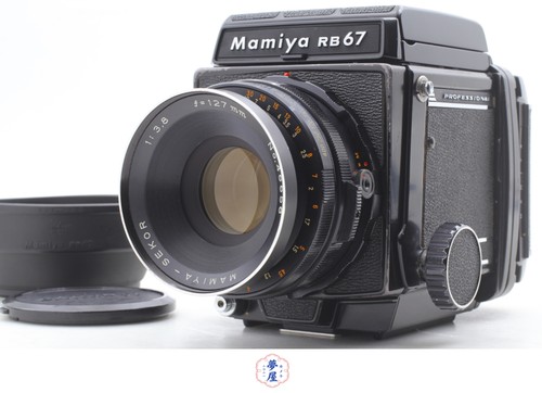 [Exc+5] Mamiya RB67 Pro Film Camera Sekor 127mm Lens WLF 120 Back New Seals JPN