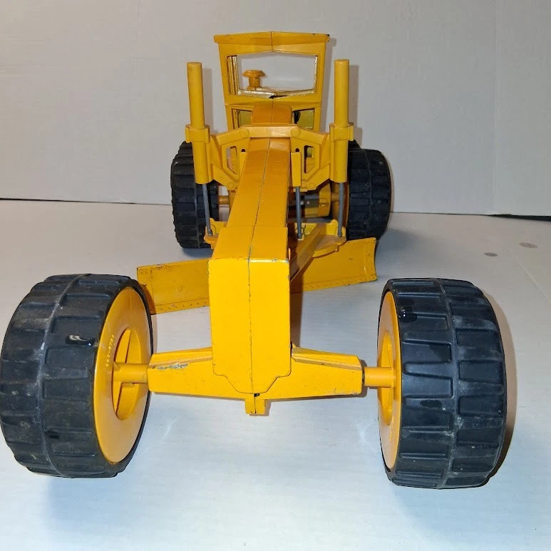 ERTL 1980/90's  JOHN DEERE 1/16 SCALE 772B DIE-CAST 22" TOY GRADER TRACTOR VG - Image 4 of 4