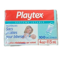 Playtex ULTRASEAL Disposable Baby Bottle Liners 4oz New Box