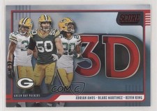 2020 Score 3D Red Adrian Amos Blake Martinez Kevin King #3D-BKA 0d2