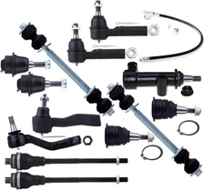 13pc Set Front Suspension Kit - Ball Joint, Idler Arm, Pitman Arm, Sway Bars,