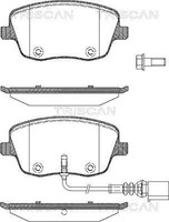 Triscan Bremsbelagsatz, Scheibenbremse 8110 29043 FüR Seat Skoda Vw