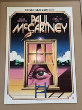 Paul McCartney Signed Teenage Trust Cancer Trust Print