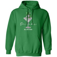 St Patricks Day Drinking Leprechaun - Irish Party Unisex Hooded Sweatshirt