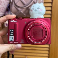 Nikon Coolpix S9100 12.1MP 18x Optical Zoom Compact Digital Camera Red
