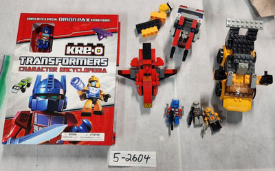 Transformers Kre-O Lot - Character Encyclopedia - Brick Box Optimus Megatron Bee