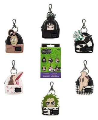 Beetlejuice by Loungefly Schlüsselanhänger Mini Backpack Blind Box Sortiment (15