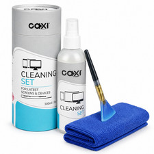 Multi-Purpose TV Screen Cleaning Kit 3 in 1 100ml Spray Microfibre Cloth Brush