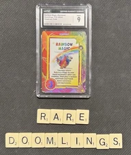 Doomlings * Error Misprint * Holo Rainbow Magic Rainbow 1e Imaginary Ends CGC 9