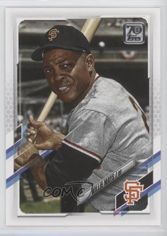 2021 Topps Legend Variation SP Legend Variation Willie Mays #227 HOF 0w7