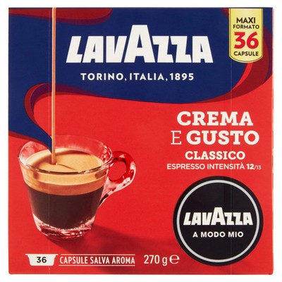 Lavazza A Modo Mio Crema e Gusto Kaffeepads Espresso, 36 Kapseln