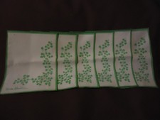 Lot of 6 Cocktail Napkins