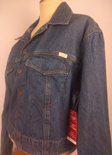 Levi Strauss Signature Dark Easy Denim Trucker Jacket Size S - New. BLDG