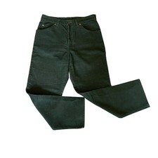 Vintage 90s Levi's Green Corduroy 910 White Tab Pants size 9 Med