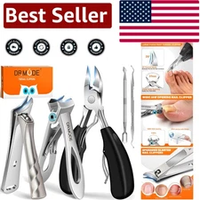 Heavy Duty Ingrown Toenail Clippers with Slanted Blade - Effortless Trimming