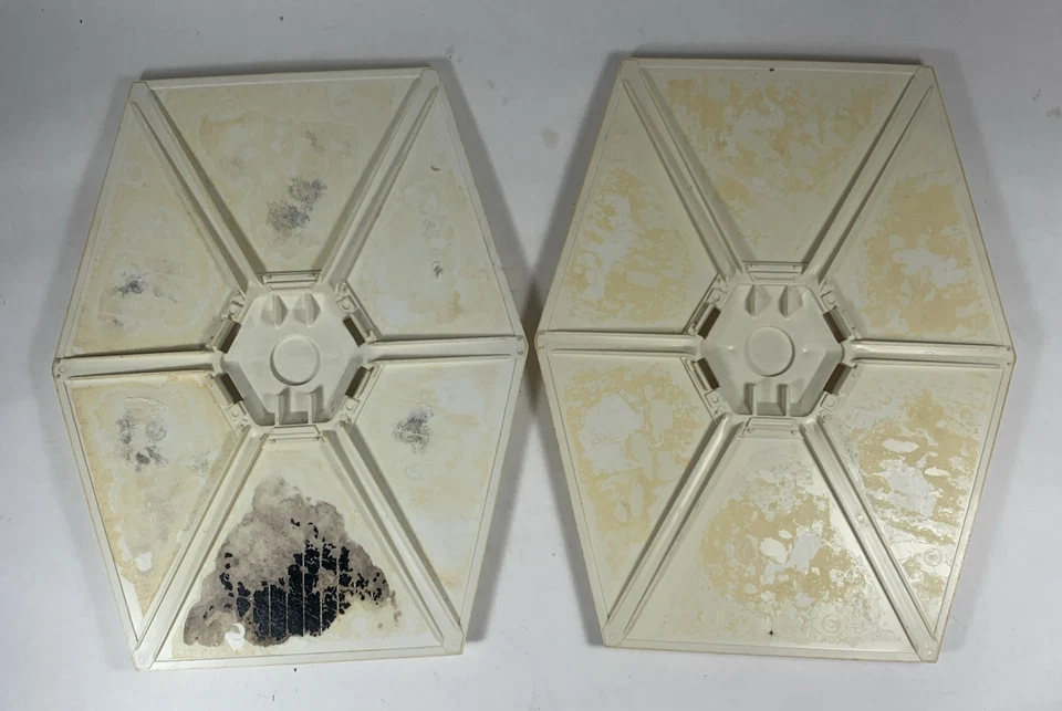 星球大战复古 1978 年白色领带战斗机翅膀原装 Kenner 零件 — 第 4/4 张图片